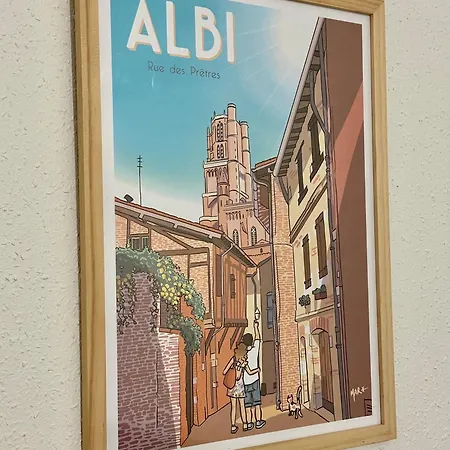 Un Cocon Avec Terrasse Au Cœur Du Centre Historique Pour Visiter à Pied Apartamento Albi