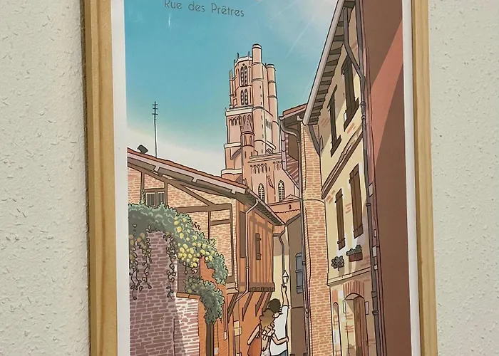 Terrasse A 200m De La Cathedrale - 4 Personnes - Entierement Renove Апартаменты Альби